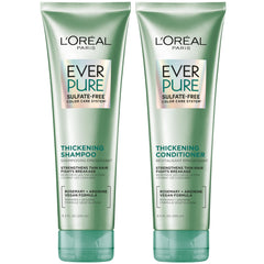 L’Oréal Paris Hair Care EverStrong Thickening Sulfate Free Shampoo & Conditioner Kit, Thickens + Strengthens, For Thin, Fragile Hair, (8.5 fl. oz. each)
