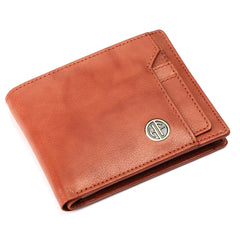 HAMMONDS FLYCATCHER RFID Protected Premium Genuine Leather Wallet for Men HF577V, Antique Tan, Minimalist, Antique Tan, Minimalist