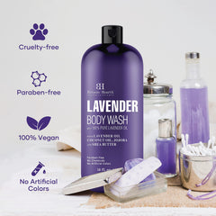 BOTANIC HEARTH Lavender Body Wash for Women & Men and Shower Gel