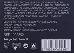 Maison Francis Kurkdjian Maison Francis Kurkdjian Oud Satin Mood For - perfumes for women 70ml - Eau de Parfum