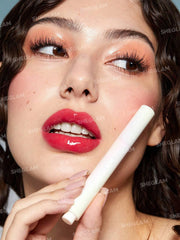 SHEGLAM Makeup - Pout-Perfect Shine Lip Plumper - Moisturizing Plumping Solid Lip Gloss Non-Stick Nourishing (Hot Stuff)