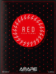 Red Pour Femme by Amare - perfumes for women - Eau de Toilette, 100 ml