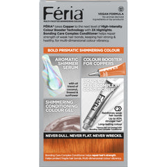 L'Oreal Paris Feria Multi-Faceted Shimmering Permanent Hair Color, C74 Copper Crave (Intense Copper), Pack of 1, Hair Dye