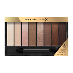 Max Factor Masterpiece Nude Palette - Contouring Eye Shadows β 8 Perfectly Paired Shades β Dual-Tip Applicator - 001 Cappuccino Nudes, 6.5 g