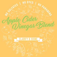 Aveeno Apple Cider Vinegar Clarifying In-Shower Rinse for Balanced, Shiny Hair - Sulfate-Free, pH-Balancing Treatment for Oily or Dull Hair, Paraben & Dye-Free, 6.8 Fl Oz