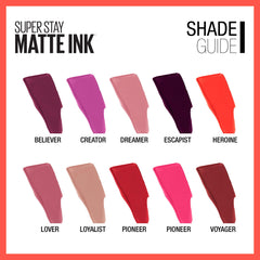 Maybelline SuperStay Matte Ink Liquid Lipstick, Loyalist, Pack of 2