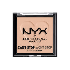 NYX PROFESSIONAL MAKEUP Can't Stop Won't Stop Mattifying Powder, Matte Finish, Medium
