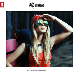 ROCKNIGHT Polarized Aviator Sunglasses for Men Women Metal Flat Top Sunglasses lightweight Driving UV400 Outdoor 58mm