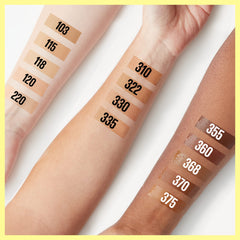 Maybelline Fit Me Tinted Moisturizer, Natural Coverage, Face Makeup, 370, 1 Count