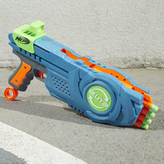 Nerf Elite 2.0 Flipshots Flip 8 Blaster with 8 Dart Barrels That Flip to Double Your Firepower, 8 Dart Capacity, 8 Official Nerf Elite Darts, multicolour, F2549EU5