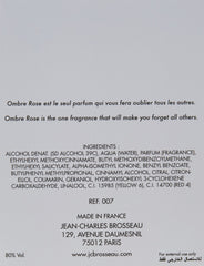 Jean Charles Brosseau Ombre Rose for Women, 100 ml - EDT Spray