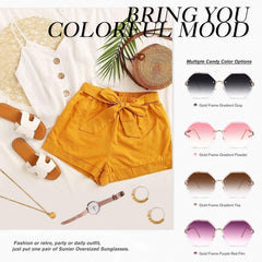 Polarized Sunglasses for Women Oversized Sun Glasses Fashion Shades SUNIER S85
