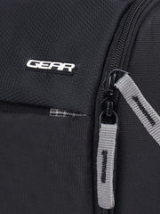 Gear Toilet Pouch 6L Small Waterproof Makeup Kit/Toilet Kit/Toiletry Bag/Travel Bag/Travel Pouch with Wall Hanging Loop-Black Grey