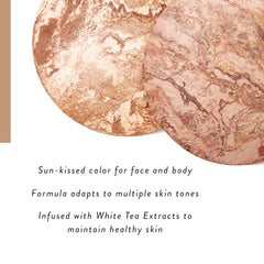 LAURA GELLER NEW YORK Baked Face & Body Frosting, Glow Bronzer Powder 80mm, Tahitian Glow