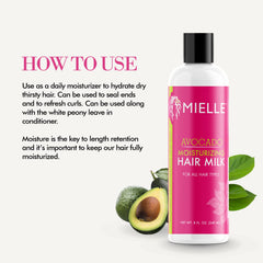 Mielle Organics Moisturizing Avocado 8-ounce Hair Milk