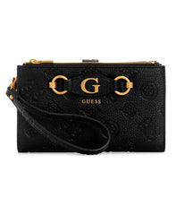 GUESS Women's Izzy Peony Double Zip Organizer Wallet