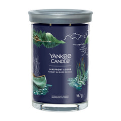 Yankee Candle Signature Scented Candle | Lakefront Lodge Large Tumbler Candle with Double Wicks | Soy Wax Blend Long Burning Candle | Perfect Gifts for Women