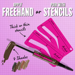 NYX PROFESSIONAL MAKEUP Zero to Brow Longwear Brow Gel - Espresso - Transfer-resistant, fade-resistant, and smudge-resistant (Vegan)