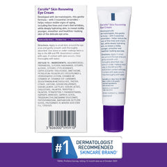 CeraVe Eye Cream for Wrinkles Under Eye Cream with Caffeine, Peptides, Free & Ophthalmologist Tested 0.5 Ounces, 0.5 Ounce (Pack of 1)