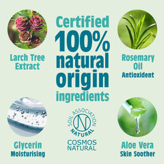 Salt of the Earth – Refillable Natural Deodorant Spray – 100% Natural Origin Ingredients - Vegan, Long Lasting Protection – Suitable For Women, Men & Kids - 100ml (Unscented)
