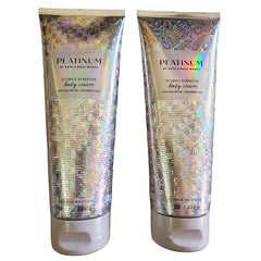 Bath & Body Works Platinum Ultimate Hydration Body Cream 8 Ounces Pack of 2