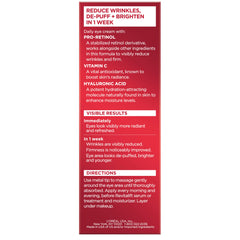 L’Oréal Paris Revitalift Triple Power Anti-Aging Eye Cream, Pro Retinol, Hyaluronic Acid & Vitamin C, Reduce Wrinkles & Puffiness 0.5 fl. oz.