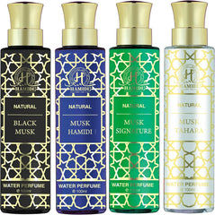 Hamidi Non Alcoholic Natural White Musk Tahara Water Perfumes for Unisex 100ML - Signatures Collections - perfume for men - perfume for women - fragrance - Offers - Alcohol Free - Long Lasting