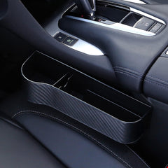 Algasan Car Seat Gap Filler Organizer, Multifunctional Seat Gap Storage Box with Cup Holder, Console Side Extra Pouchs with USB Car Charger, Auto Accessories for Cellphone Wallet Key (2 side),Black