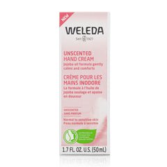 Weleda Unscented Hand Cream, 1.7 fl oz, Plant-Rich Moisturizer with Jojoba, Borage, and Coconut Oils