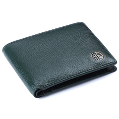 HAMMONDS FLYCATCHER Genuine Leather Wallet for Men, RFID Protected Leather Purse for Men, Money Purse for Men, Bi-Fold Wallet, 4 Card Slots, Coin Pocket, Hidden Pockets - Sea Green