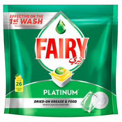 Fairy Platinum Automatic Dishwasher Tablets, 26 Count