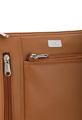 K London Real Leather Crossbody Sling Bag |Bag For Mobile Phone| Pouch Bag For Women & Girls | Shoulder Bags (Tan) (2205_Tan)
