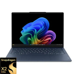 Lenovo Yoga Slim 7x 14" 2K OLED Touchscreen Laptop, Snapdragon X2 Elite, 16GB RAM 1TB SSD (83QR0002US) - Cosmic Blue