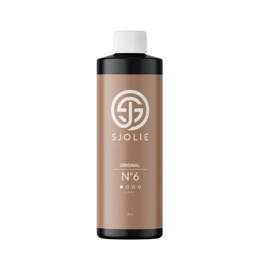 SJOLIE Spray Tan Solution - No. 6 - Light Hydrating Tanning Solution | Sunless Tanner for an All Natural, Sun-Kissed Glow