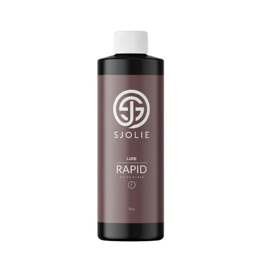 SJOLIE Rapid Spray Tan Solution - Luxe Ultra One Hour Express Tan - Violet Base | Sunless Tanner for a Quick-Drying, Ultra Dark Glow