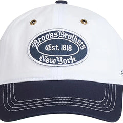 Brooks Brothers Men’s Classic 100% Cotton Twill Baseball Cap