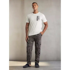 Batman Print Pyjama Set - Gray