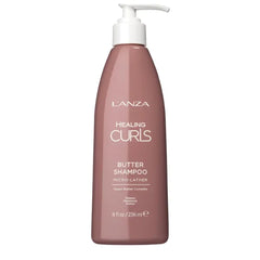 L'ANZA Healing Curls Butter Shampoo - Curly Hair Shampoo for a Creamy, Color-Safe Cleanse and Refreshed Enhanced Curls, Anti Frizz & Anti Humidity Formula, Paraben Free, New Bottle