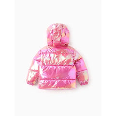 PATPAT PAW Patrol Toddler Boy/GIrl 1pc Chase/Skye Bright Hooded Quilted Puffer Jacket Coat Pink