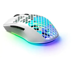 SteelSeries Aerox 3 (2022) Wireless RGB Optical Gaming Mouse (62608) β Snow