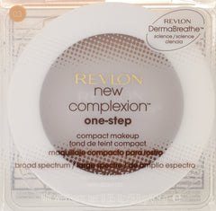 Revlon Foundation by, New Complexion One-Step Face Makeup, Longwear Light Coverage with Matte Finish, SPF 15, Cream to Powder Formula, Oil Free, 003 Sand Beige, 0.35 Oz