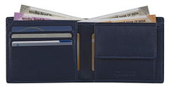URBAN FOREST Leather Wallet Combo for Men - Leather Wallet, Keyring & Pen Combo Gift Set for Men, Dark Blue