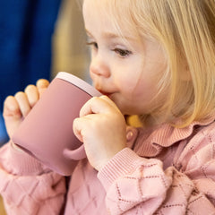 TUM TUM 3 in 1 Baby Trainer Sippy Cup for Toddlers | Baby Cup Designed with Feeding Specialist | Food Grade Silicone BPA & Phthalate Free Sipper | Straw Cup | Straw Bottle | Milk Bottle 180ml - Pink