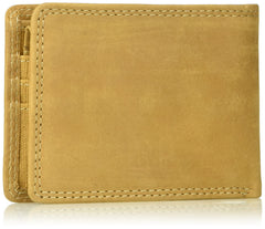 Timberland PRO mens Leather RFID Wallet With Removable Flip Pocket Card Carrier Wallet - Wheat/Pullman