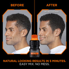 L'Oreal Paris Men Expert One Twist Haircolor, No Mix, No Mess, Just Twist, Shake, Apply, Fades Naturally In 6 Weeks, 5 Min Application time, No Ammonia, Pack 100% Recyclable, Real Black 02, 2 kit