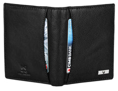 WildHorn Men's Top Grain Leather Ultra Strong Stitching Handcrafted RFID Blocking Wallet, One Size
