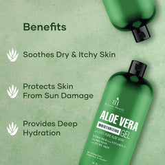 Botanic Hearth Aloe Vera Gel - From 100% Pure and Natural Cold Pressed Aloe Vera, 470ml