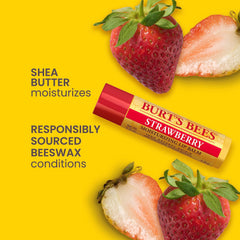 Burt's Bees Strawberry Moisturizing Lip Balm Twin Pack 2 x 0.15 oz., 2 ct