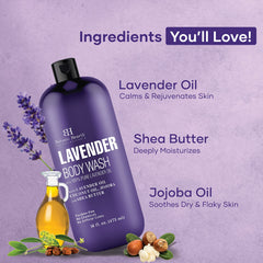 BOTANIC HEARTH Lavender Body Wash for Women & Men and Shower Gel