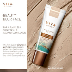 Vita Liberata Beauty Blur Face, CC Cream, Flawless Complexion, Radiant Glow, Evens Skin Tone, Full Coverage Foundation, Hydrating & Customizable, New Packaging